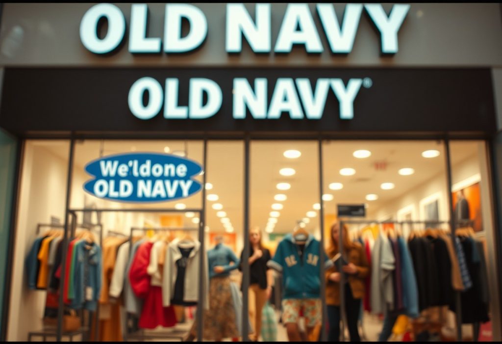 old navy fast fashion