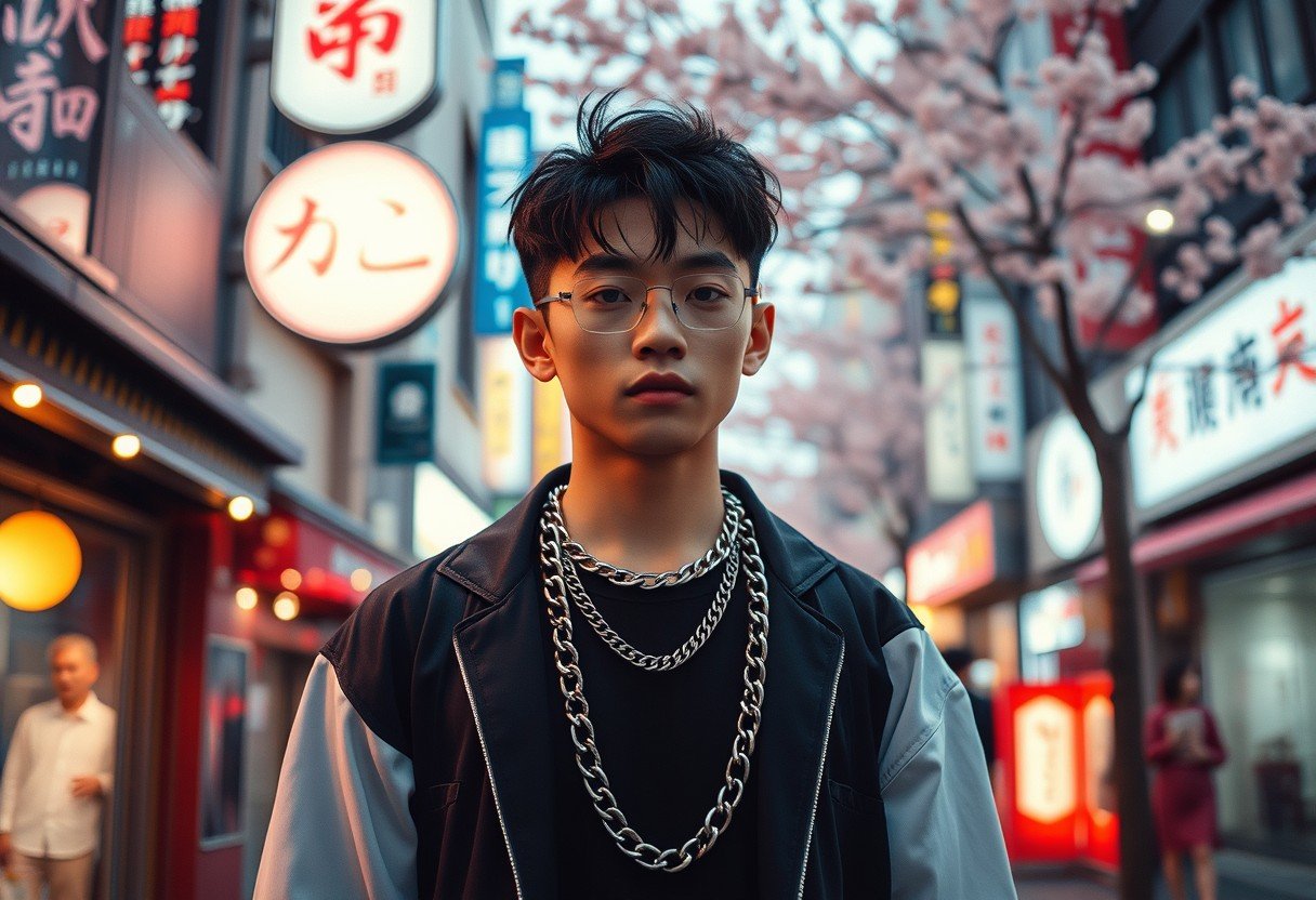 chains acceptable fashion in Japan
