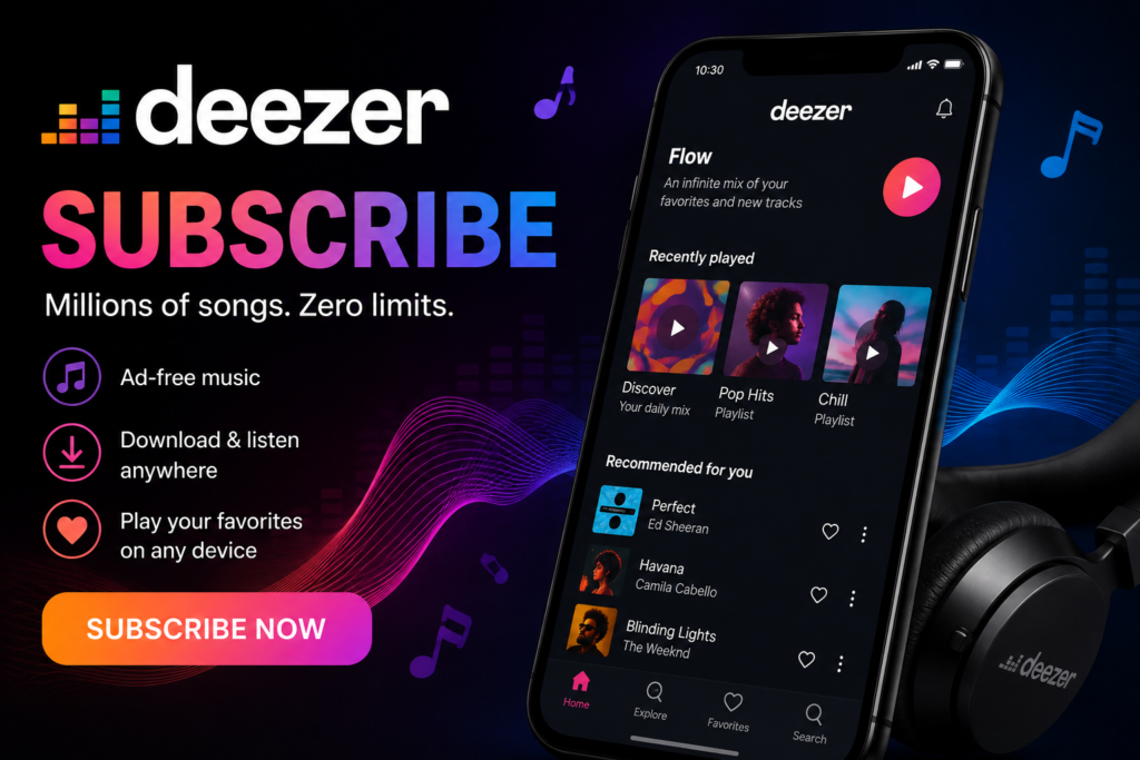 Deezer Subscribe