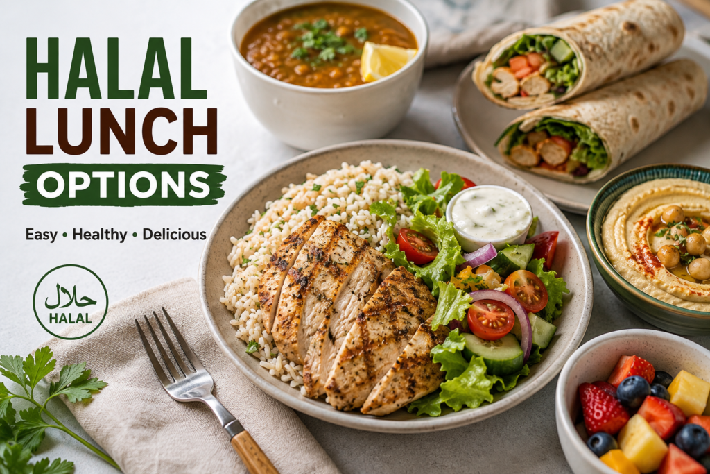 halal lunch options