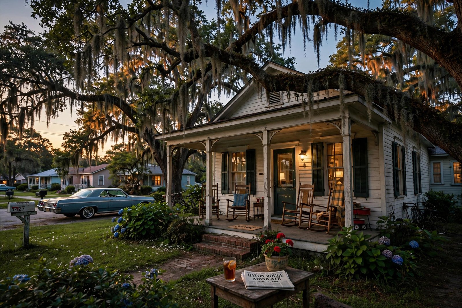 A Southern home in Baton Rouge, Louisiana, the hometown where Katherine Lemon Clark raised her family